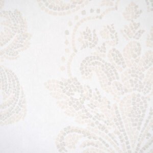 Wallpaper baroque mosaic white Glitter Fuggerhaus 4789-11