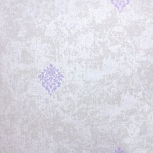 Wallpaper ornament beige grey silver gloss 4794-20