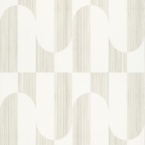 Non-Woven Wallpaper Graphic Cream Gold Metallic A55701