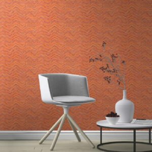 Wallpaper Barbara Home Collection Zigzag Beige-Orange