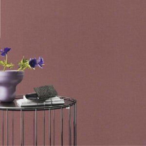 Wallpaper Barbara Home Collection Plain Mottled Mauve