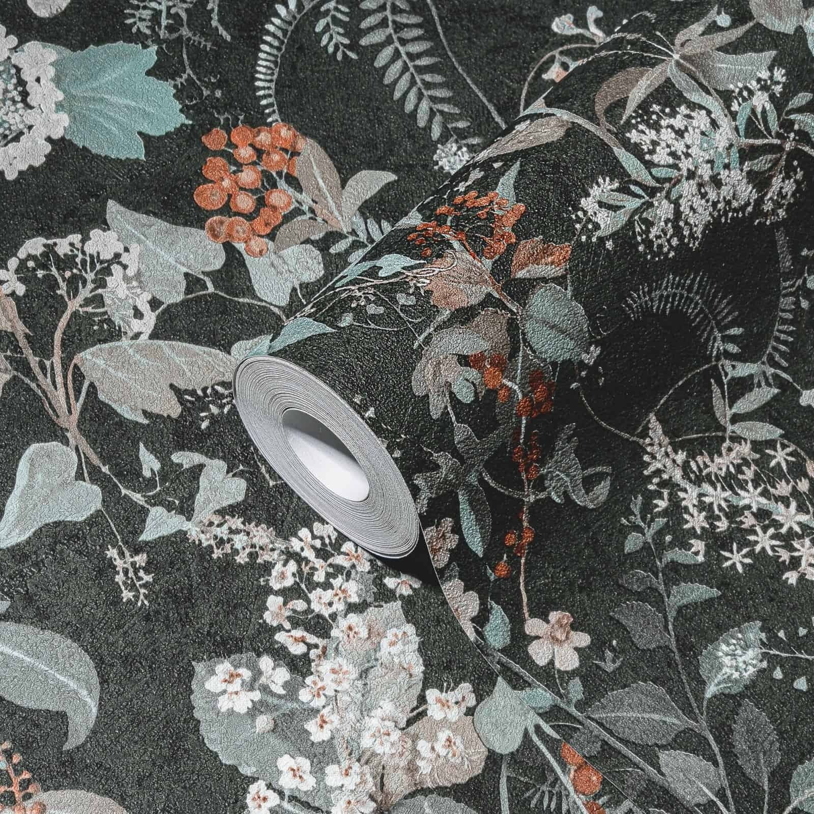 AS Creation non-woven wallpaper 38825-4 wild flowers black - Image 6