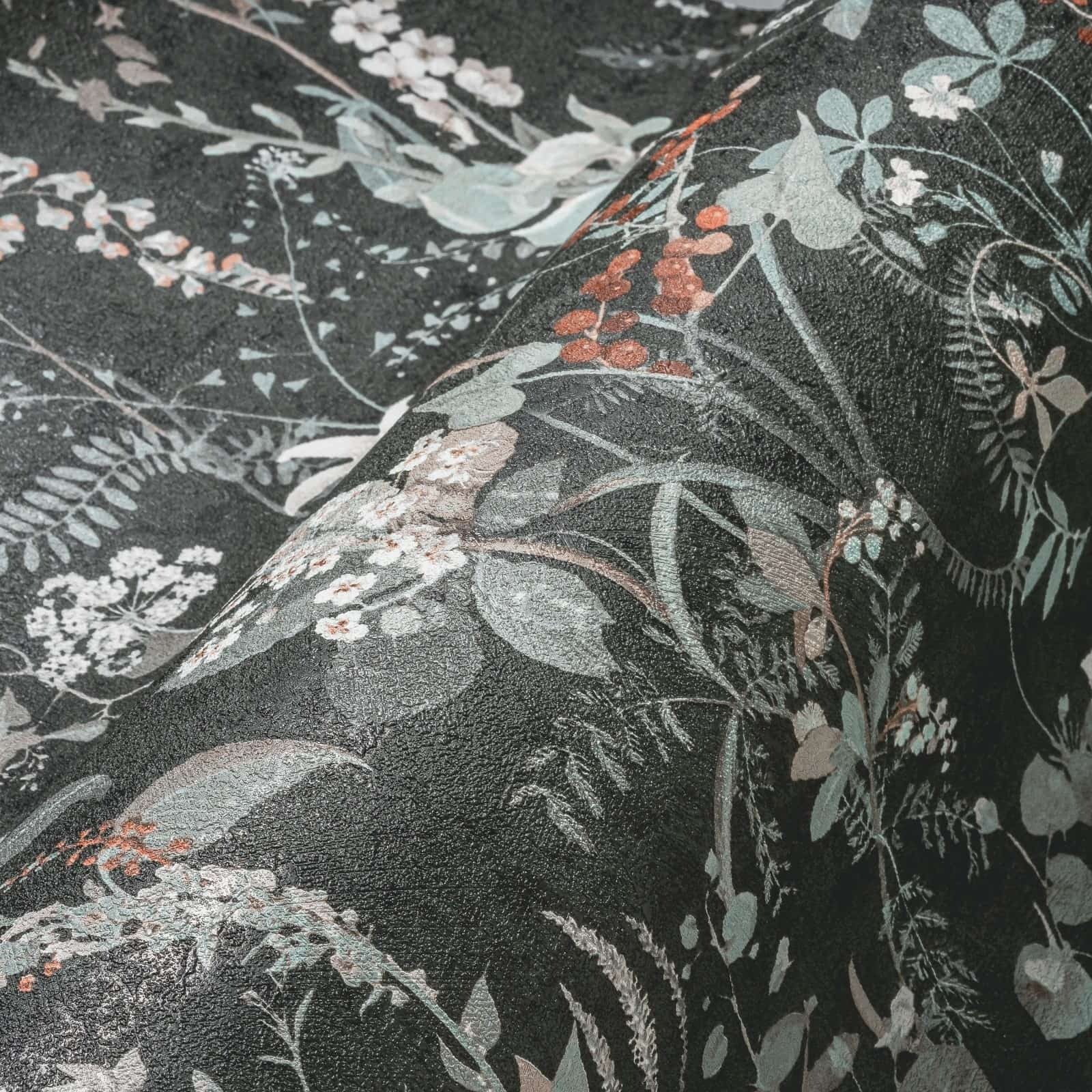 AS Creation non-woven wallpaper 38825-4 wild flowers black - Image 4