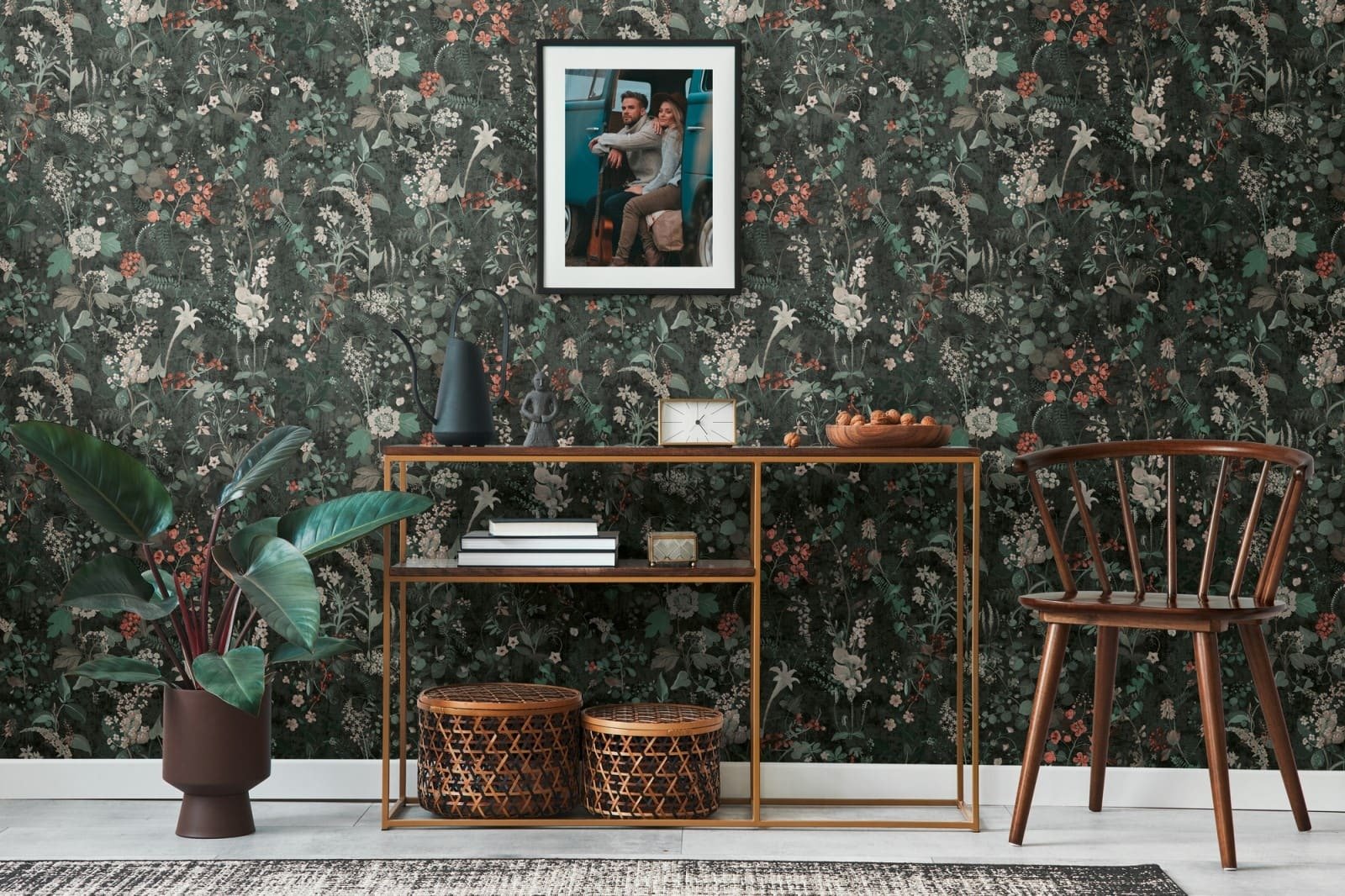 AS Creation non-woven wallpaper 38825-4 wild flowers black - Image 2