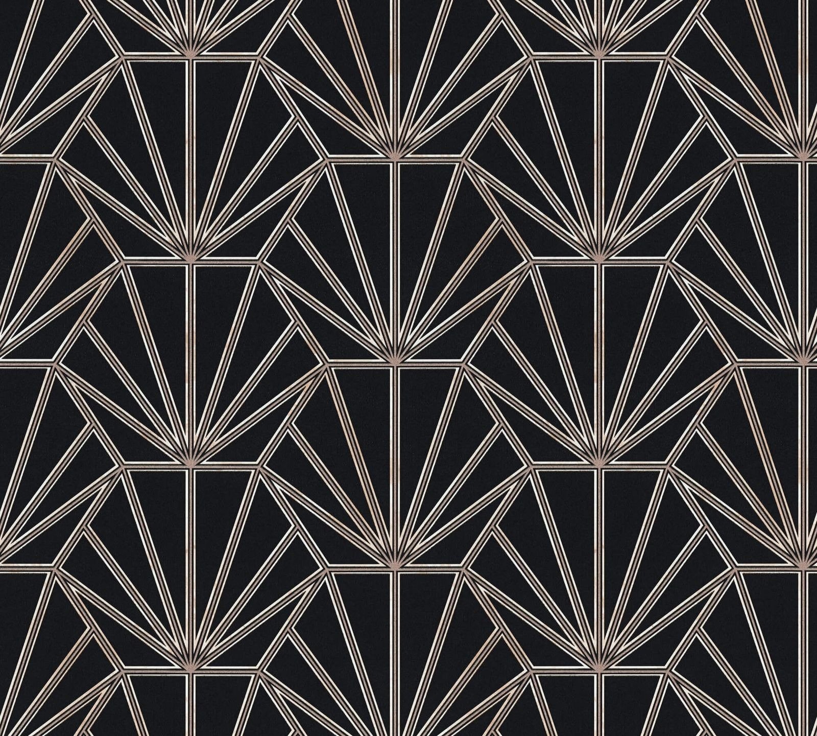 Wallpaper non-woven 37528-1 ornaments black white - Image 6