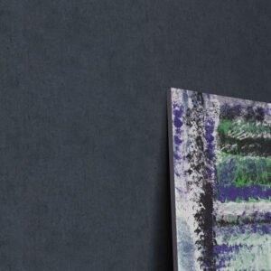 Non-woven wallpaper concrete used look dark blue 10418-08