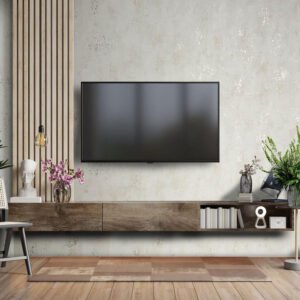 Non-woven wallpaper plaster look metallic greige gold 32613