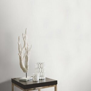 Non-woven wallpaper texture white metallic 10403-01