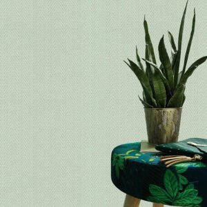 Non-woven wallpaper herringbone graphic green blue 10536-07