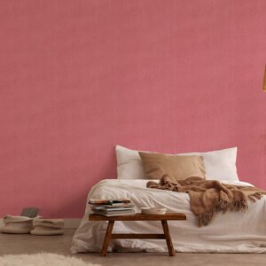 Non-woven wallpaper plain linen look red 39652-2
