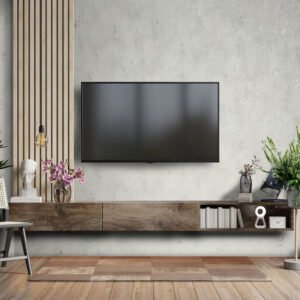 Wallpaper non-woven plaster look metallic white silver 32612