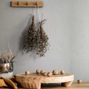 Non-woven wallpaper plain texture dots grey beige 82363