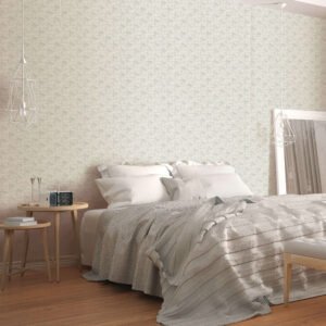 Non-woven wallpaper triangles 3D Erismann 10106-31 Light grey