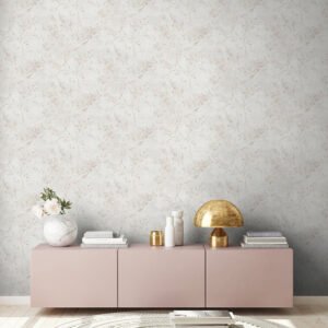 Non-woven wallpaper flowers grey rose metallic 39650-3