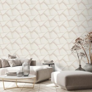 Non-woven wallpaper graphic cream beige metallic 10401-14