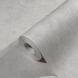 Non-woven wallpaper textile look light gray Marburg 32403