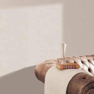 Non-woven wallpaper textile look beige metallic 10437-02