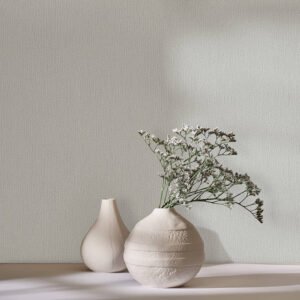 Non-woven wallpaper texture lines plain beige cream 82480