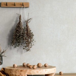 Non-woven wallpaper plaster texture beige cream 82389