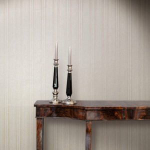 Non-woven wallpaper lines cream beige metallic 82446