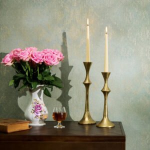 Non-woven wallpaper ornaments green gold metallic 78672-5