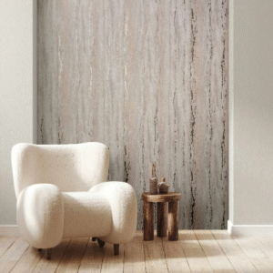 Non-woven wallpaper Urban Beige grey Silver Metallic 35158