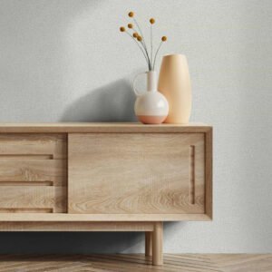 Non-woven wallpaper used concrete look grey cream 35516