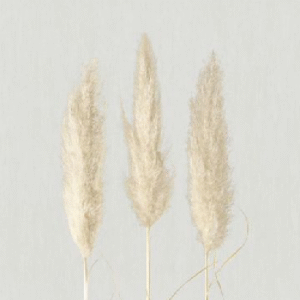 Wall mural panel grass floral gray beige 33270