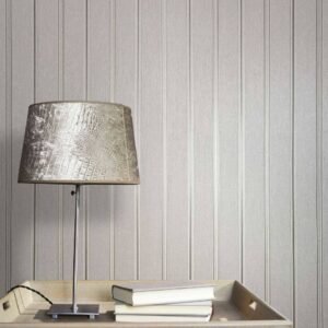 Non-woven wallpaper 31580 striped beige silver Marburg