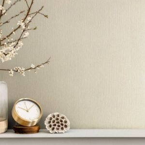Non-woven wallpaper 32952 plain cream beige Marburg