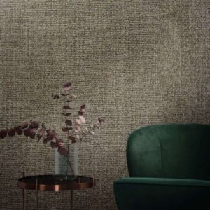 Wallpaper non-woven mottled textile gray gold metallic 85738