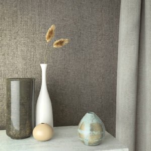 Wallpaper non-woven mottles textile silver gold metallic 85736