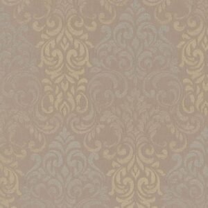 Wallpaper non-woven Baroque Classic Braun Metallic 58208