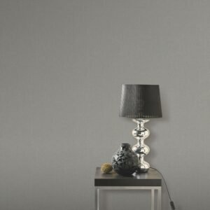 Non-woven wallpaper textile look green metallic 10437-24